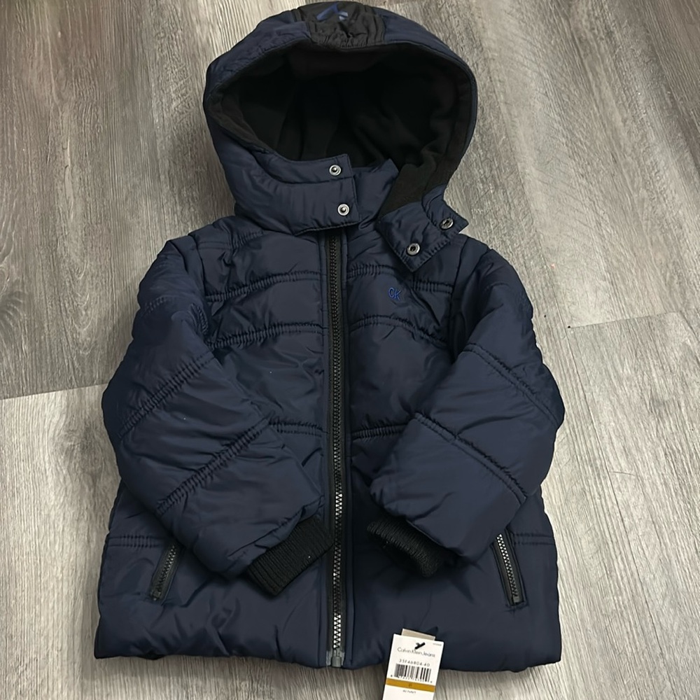 Calvin Klein Toddler Boy Puffer Jacket 3T